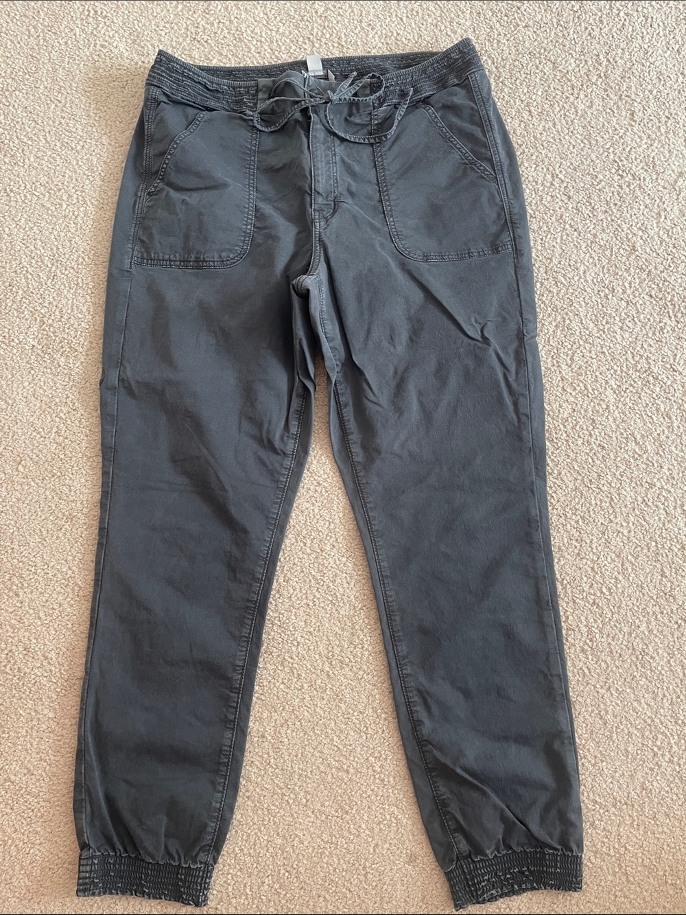 American Eagle Outfitters Charcoal Drawstring Joggers